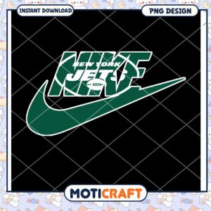 NY Jets Nike PNG Design Instant Download
