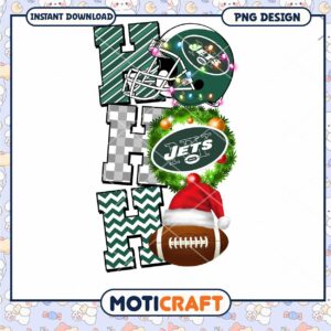 NY Jets Christmas PNG Sublimation Design