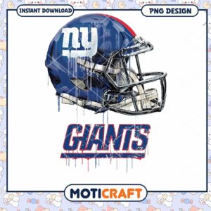 NY Giants Helmet PNG Sublimation Design