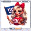 NY Giants Girl PNG Sublimation Design 1 NY Giants Girl PNG Sublimation Design