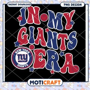 NY Giants Era PNG Sublimation Design