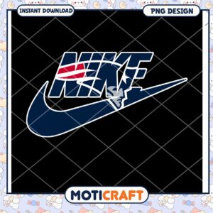 Nike Patriots PNG Design Instant Download
