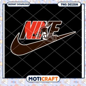 Nike Football Helmet PNG Design