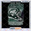 New York Jets PNG Football Helmet Design