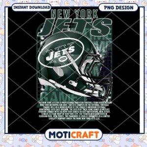 New York Jets PNG Football Helmet Design