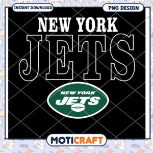 New York Jets PNG Design for Instant Download Football Fans