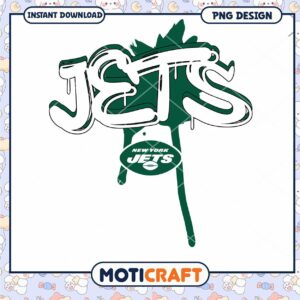 New York Jets PNG Design for Instant Download Fan Merchandise