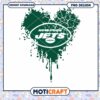 New York Jets Heart PNG Design 2 New York Jets Heart PNG Design