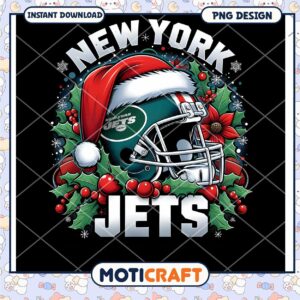 New York Jets Christmas PNG Design