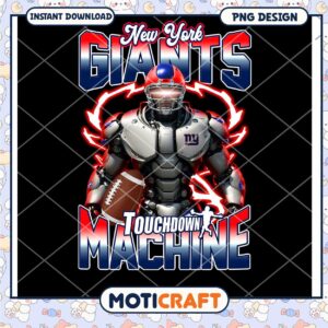 New York Giants PNG Sublimation Design