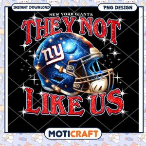 New York Giants PNG They Not Like Us