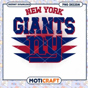 New York Giants PNG Design for Instant Download Sports Fans