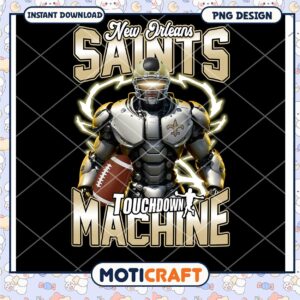 New Orleans Saints Touchdown Machine PNG