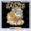 New Orleans Saints Santa PNG Design 1 New Orleans Saints Santa PNG Design