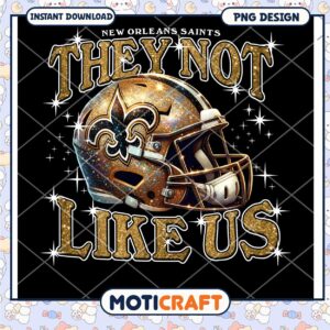 New Orleans Saints Glitter PNG Sublimation