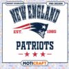 New England Patriots Vintage Logo PNG Design for Fans Instant Download