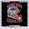 New England Patriots They Not Like Us PNG Helmet Design Download