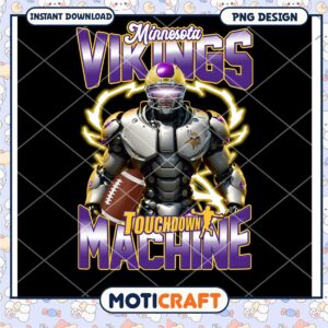Minnesota Vikings Touchdown Machine PNG