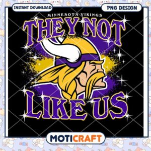 Minnesota Vikings PNG They Not Like Us