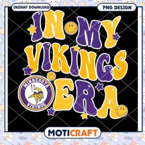 Minnesota Vikings Era PNG Sublimation