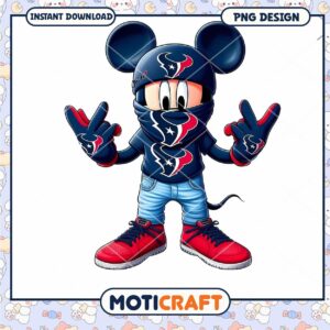 Mickey Mouse Texans PNG Download
