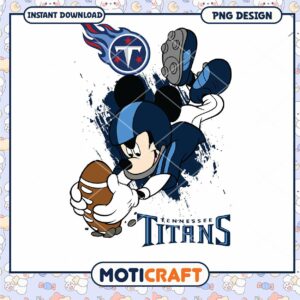 Mickey Mouse Tennessee Titans PNG
