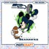 Mickey Mouse Seahawks PNG Design