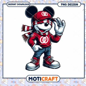 Mickey Mouse PNG Design Instant Download
