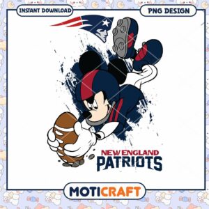 Mickey Mouse New England Patriots PNG