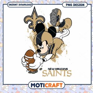 Mickey Mouse New Orleans Saints PNG