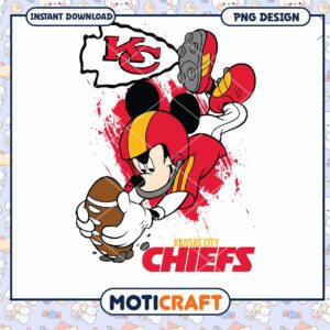 Mickey Mouse Kansas City Chiefs PNG