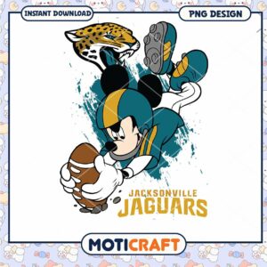 Mickey Mouse Jacksonville Jaguars PNG