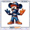 Mickey Mouse Broncos PNG Design
