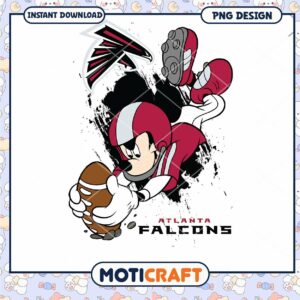 Mickey Mouse Atlanta Falcons PNG