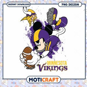 Mickey Minnesota Vikings PNG