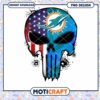 Miami Dolphins Punisher Skull PNG