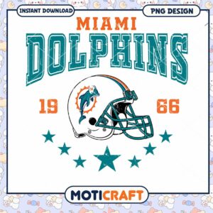 Miami Dolphins PNG Sublimation Design