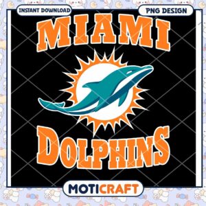 Miami Dolphins PNG Logo Design