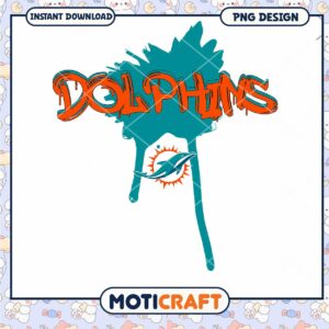 Miami Dolphins PNG Design Instant Download