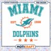 Miami Dolphins PNG Design 1966