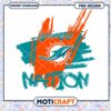 Miami Dolphins Nation PNG Design Instant Download Art Graphic