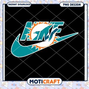 Miami Dolphins Nike PNG Design