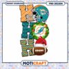 Miami Dolphins Christmas PNG Design