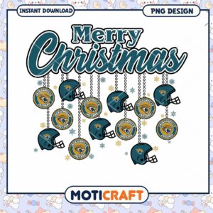 Merry Christmas Jaguars PNG Design