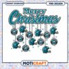 Merry Christmas Eagles PNG Design