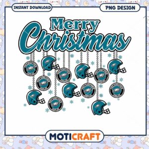 Merry Christmas Eagles PNG Design