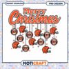 Merry Christmas Bengals PNG Design
