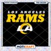 Los Angeles Rams PNG Design Instant Download for Fans and Crafters