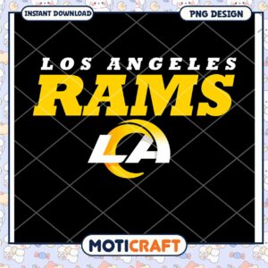 Los Angeles Rams PNG Design Instant Download for Fans and Crafters