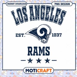 Los Angeles Rams PNG Design 1937